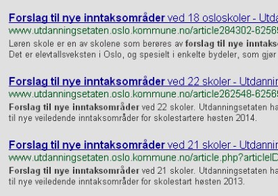 inntaksområder