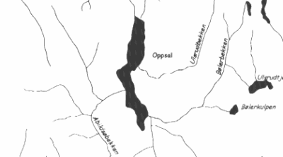 Østensjøvannet med bekker